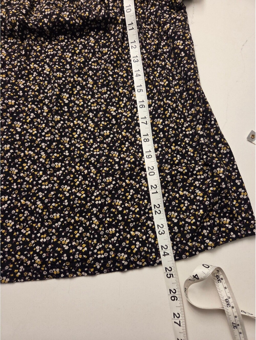 FatFace Women's Black Floral Off-Shoulder Blouse Size UK 14 EU 42 - Picture 8 of 8